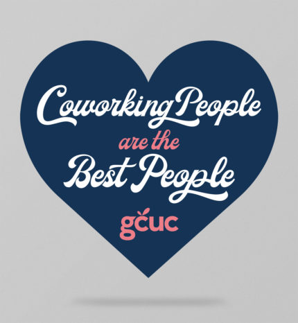 Coworking People Are the Best People Sticker